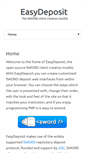 Mobile Screenshot of easydeposit.swordapp.org